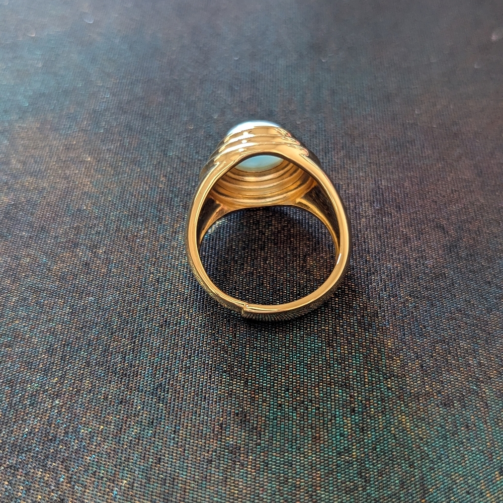 Light Blue Stone Ring - image 6